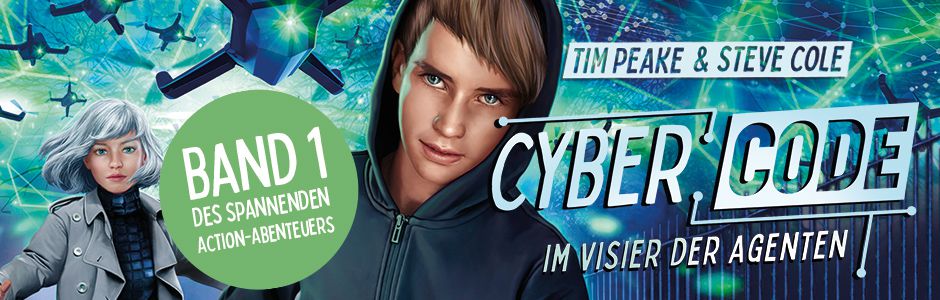 Entdecke Cyber Code! Die neue Kinderbuchreihe um Außerirdische und künstliche Intelligenz!