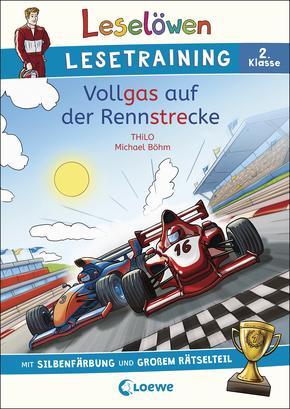 Leselöwen Reading Training Year 2 - Highspeed on the Race Track