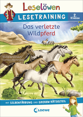 Leselöwen Reading Training Year 2 - The Injured Wild Horse