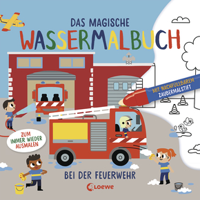 Das magische Wassermalbuch - Bei der Feuerwehr