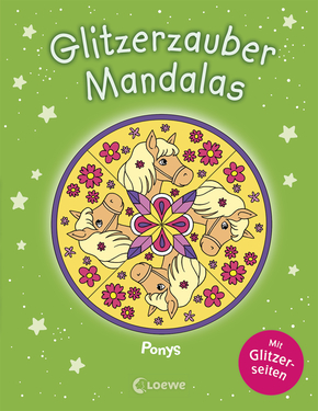 Enchanting Glitter Mandalas - Ponies